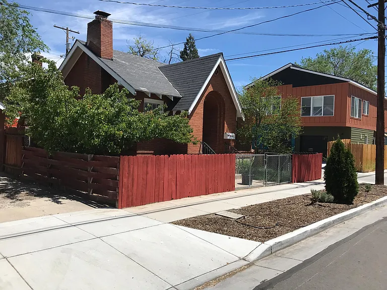Parking in driveway to left of house