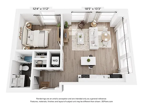 Floor plan 1 Bedroom 1 Bathroom | 771