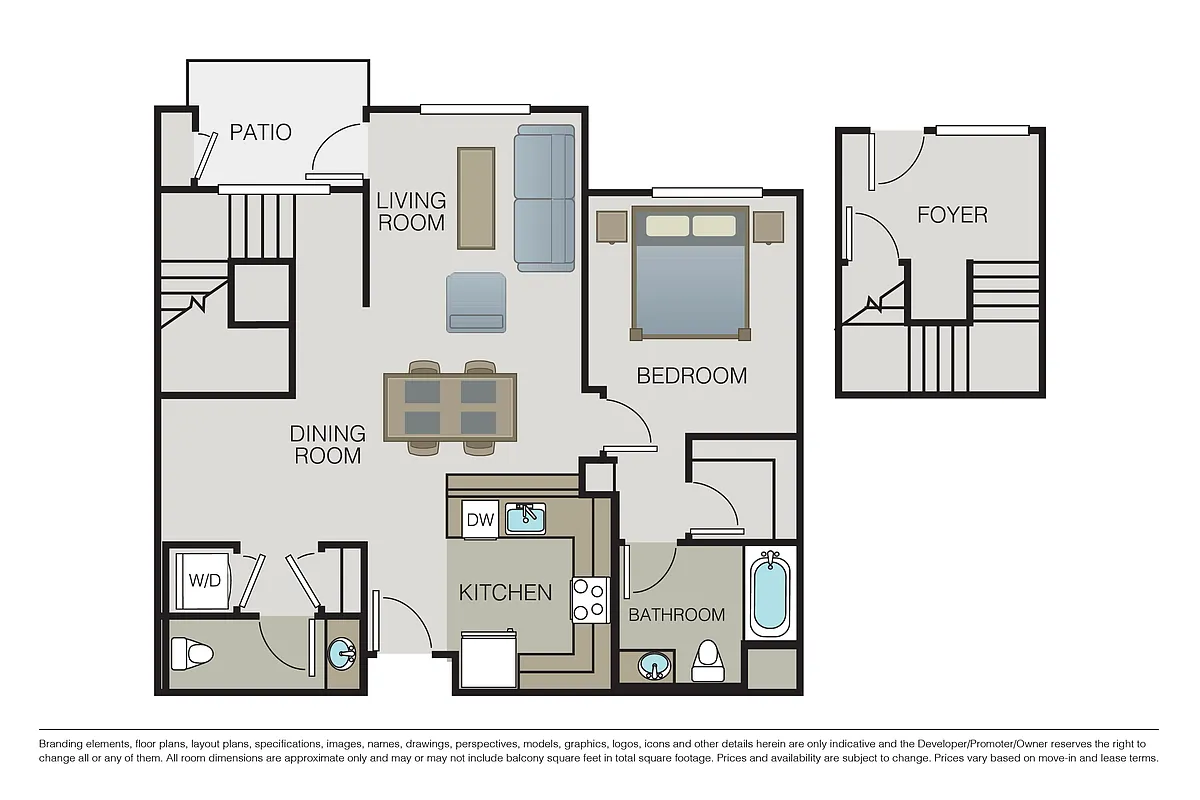 Floor plan Plan 1E