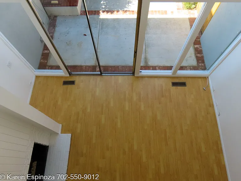 Loft area view below