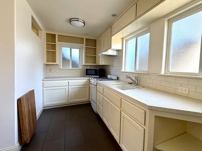 Long view of Kitchen.