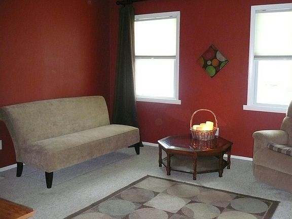 Main floor bedroom currently being used as a rec room.