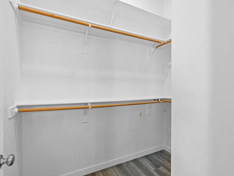 Master closet.