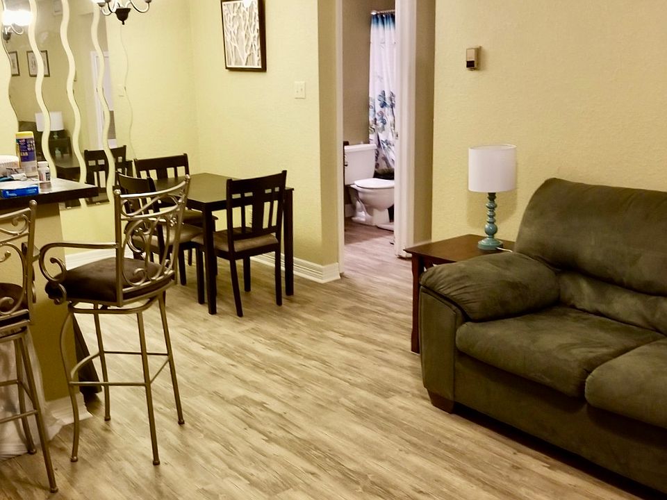 Living room, bar and nook