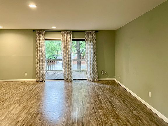 Living Room with balcony door.