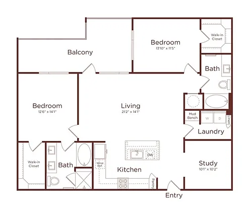 Floor plan B3