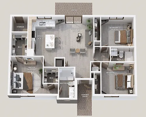 Floor plan C3