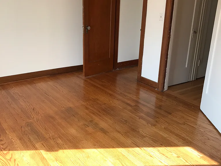 Main floor bedroom with closet view