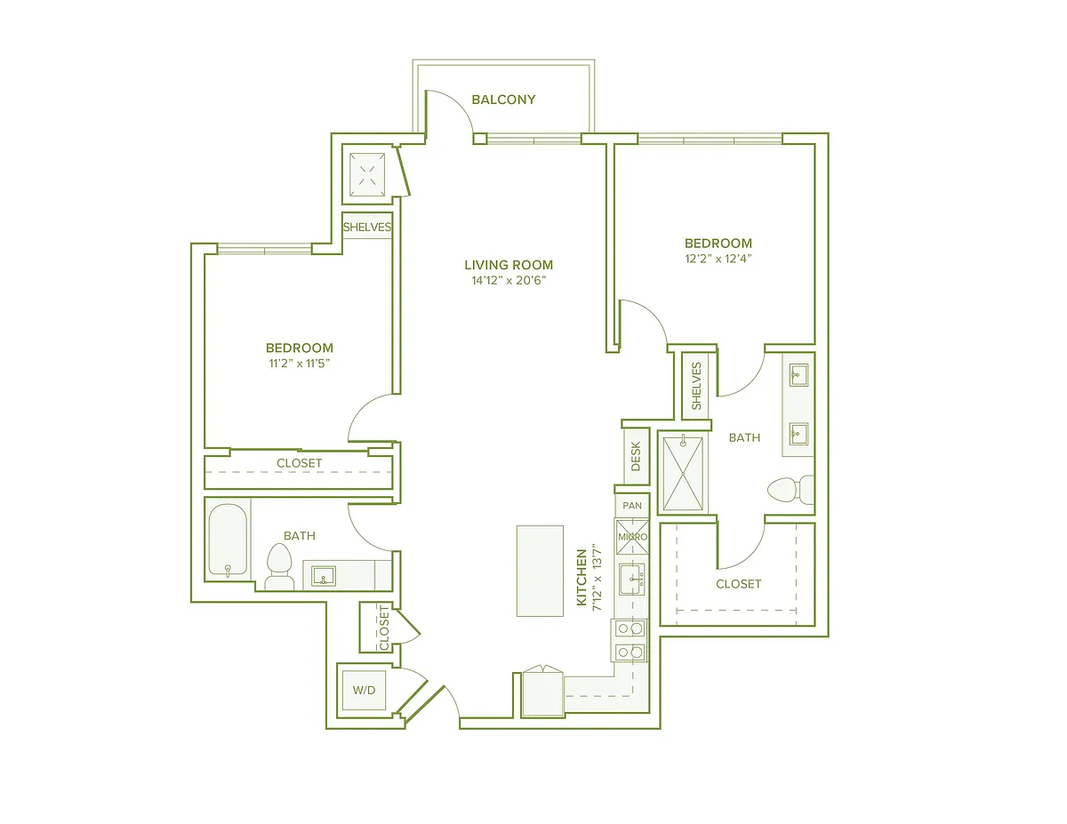 Floor plan B14