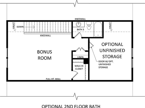Optional 2nd Floor Bath