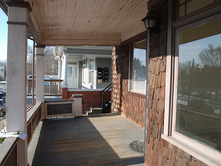 Front porch looking left.