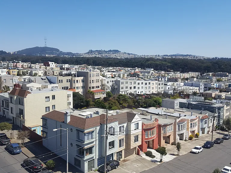 Eastern view - Mt Sutro and Golden Gate Park