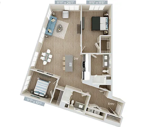 Floor plan B9U-1358