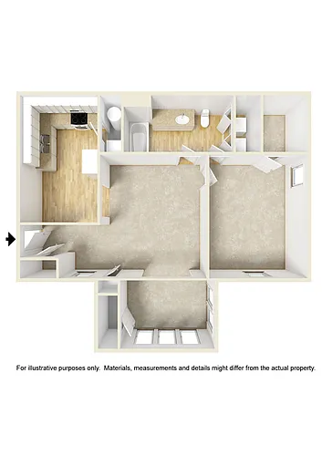 Floor plan The Sands