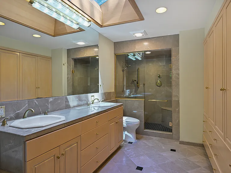 Master Bathroom, double sinks, shower, large set of closets