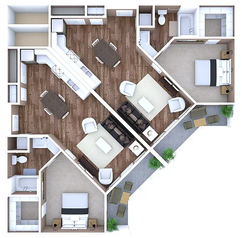 Floor plan Crescent