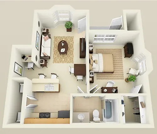 Floor plan The Evangeline
