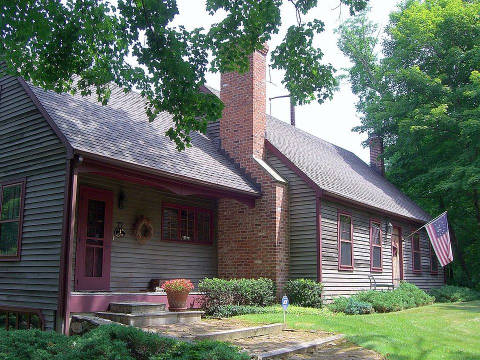 Side view of front of home