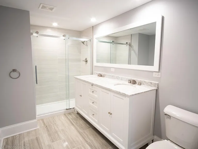 Basement bathroom