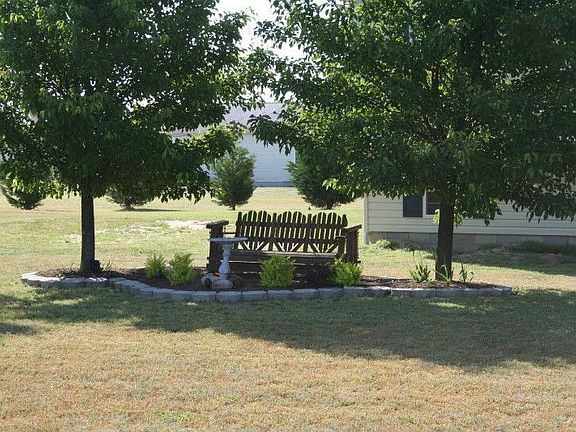 Front yard sitting / shade area