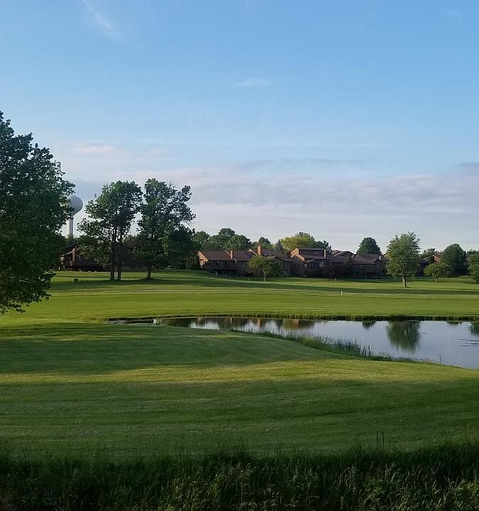 Beautiful view with private back yard on the golf course