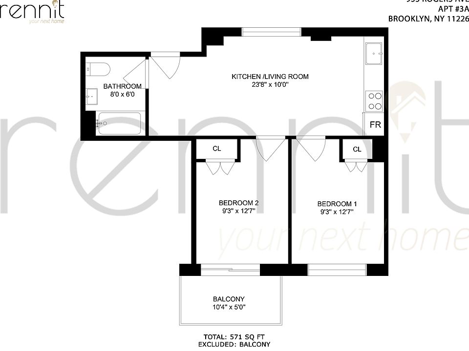 2nd image of 937 Rogers Ave APT 4A
