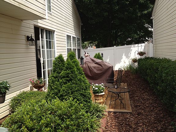 Private backyard