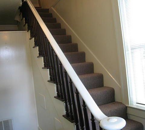 stairway from entrance foyer