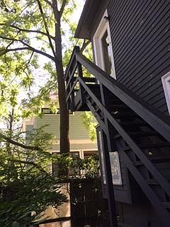 stairs to apartment