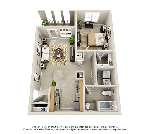 Floor plan A1F