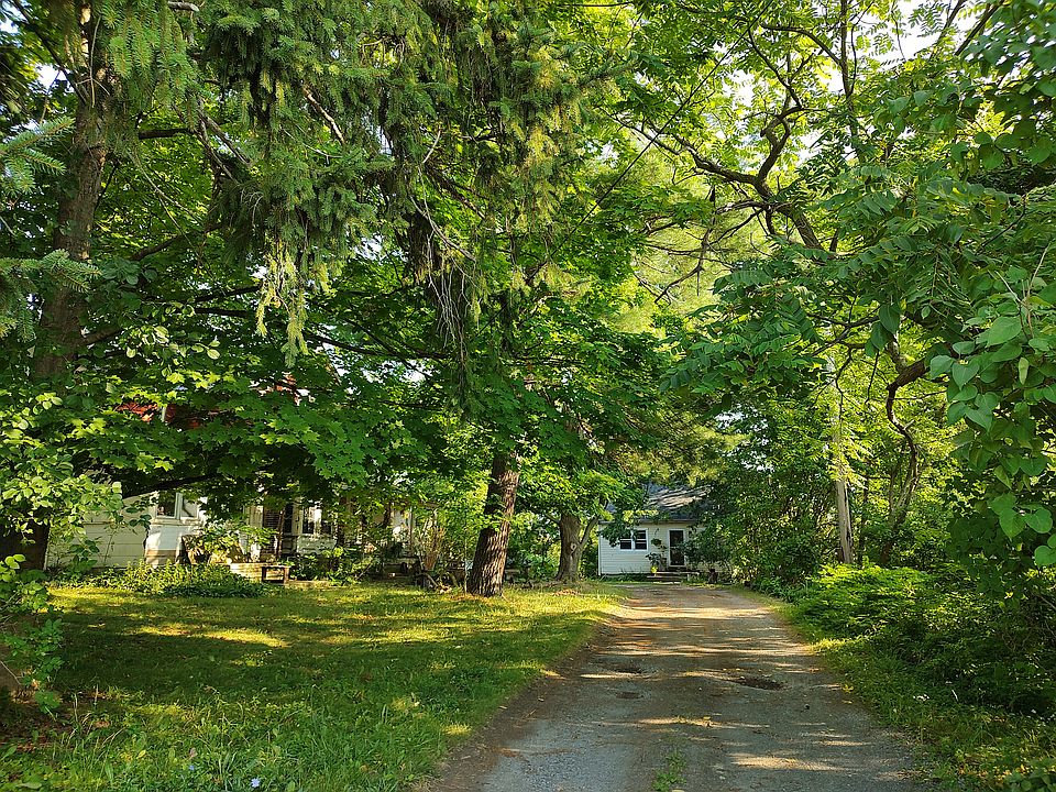 View of the rental from the road. Family home to the left.