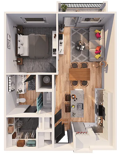 Floor plan B1