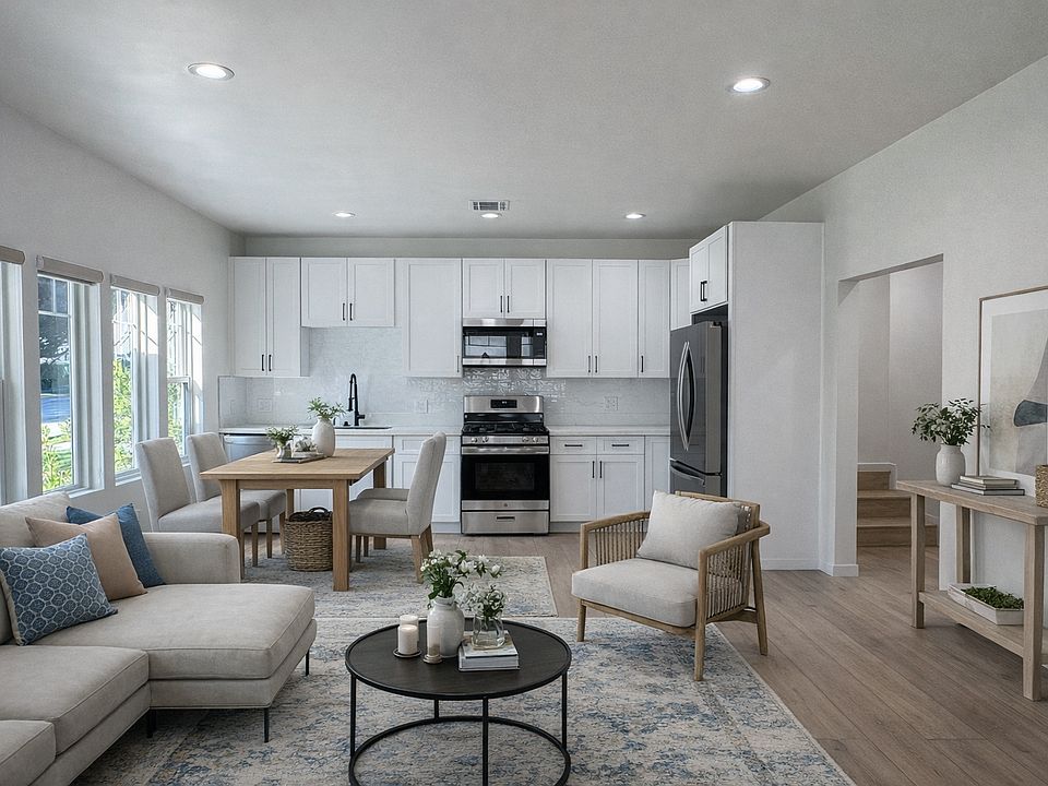 Living room + Kitchen + Dining room