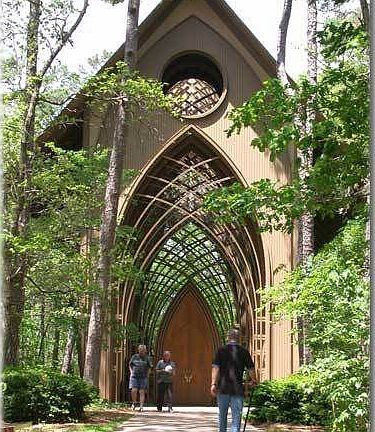 Our famous glass chapel