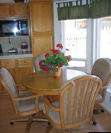 Breakfast Nook Adjoins Kitchen