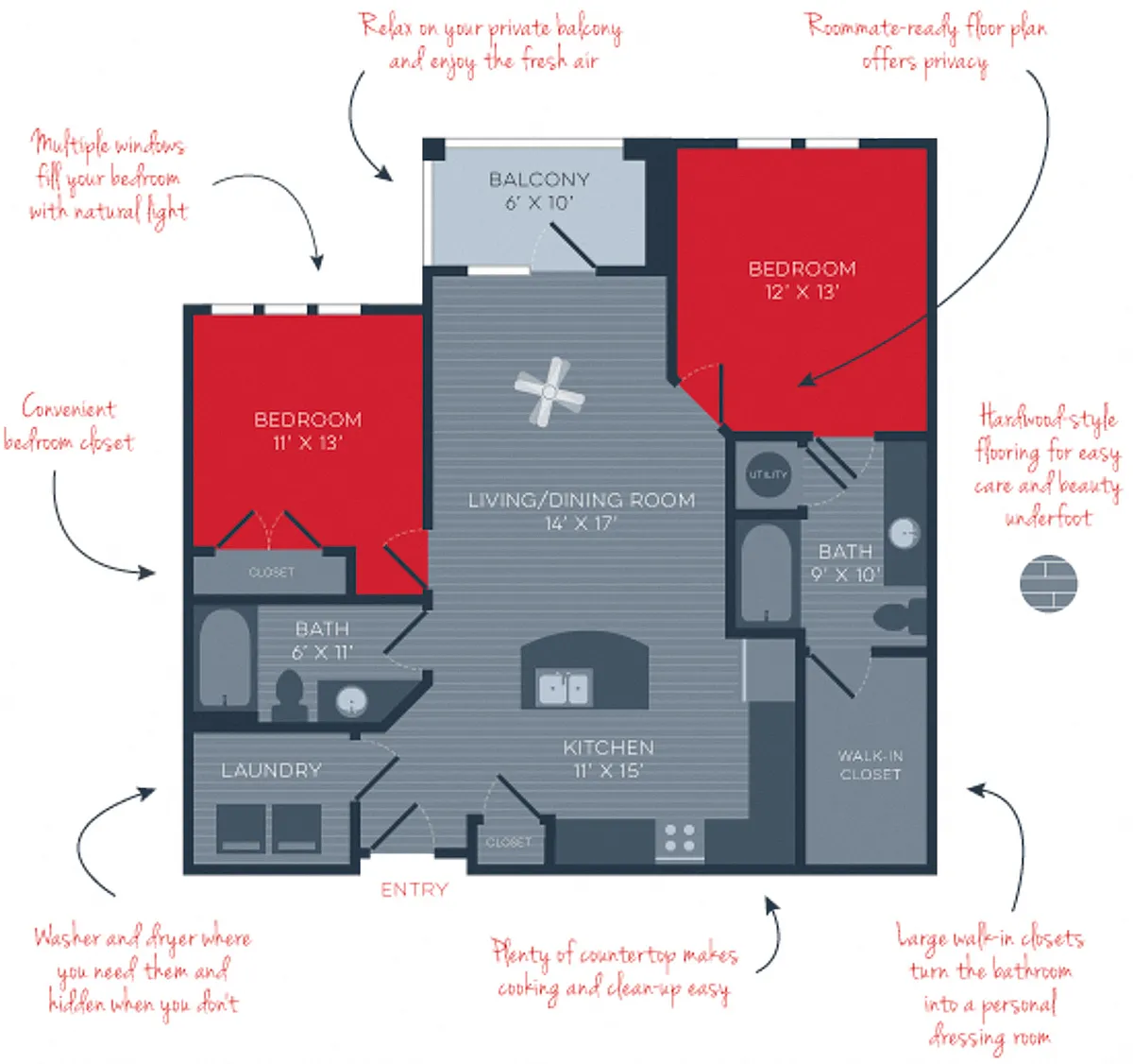 Floor plan Mars