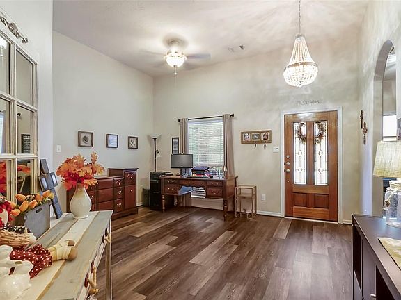 Formal dining area currently used as an office space