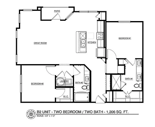 Floor plan B2