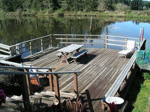 private river deck