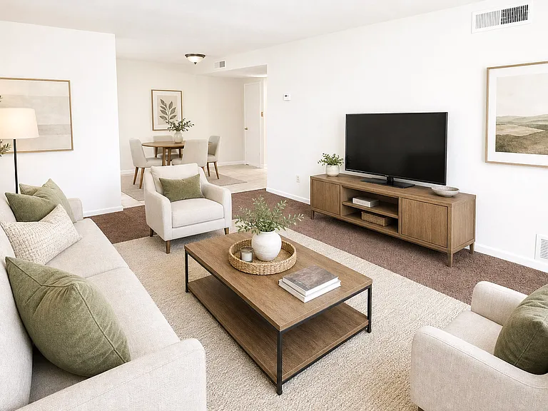 1-Bedroom (Unit 106) Staged