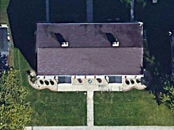 Aerial view of property