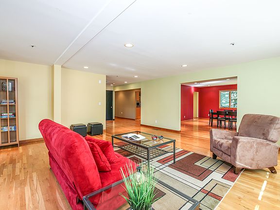 Spacious Living room facing dining room