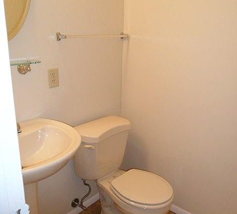 Half bathroom on first floor