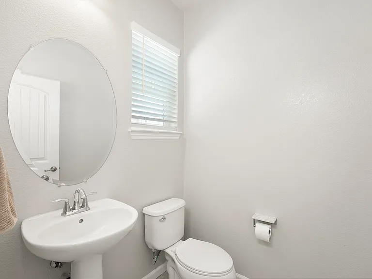 Downstairs half bath.
