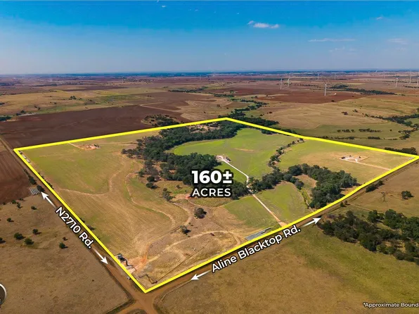 160/ACRE S Aline Blacktop Road & N2710 Rd, Goltry, OK 73739