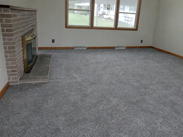 Cozy living room with fireplace