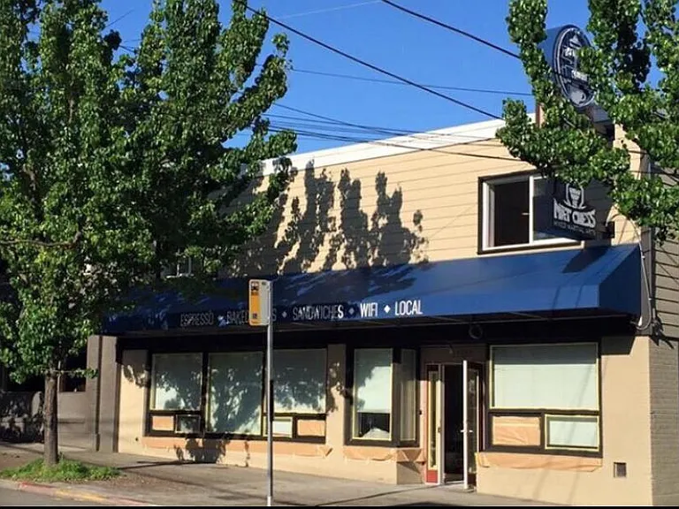 Across the street from the popular Sunshine coffee and Deli!