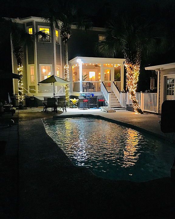 Pool at Night