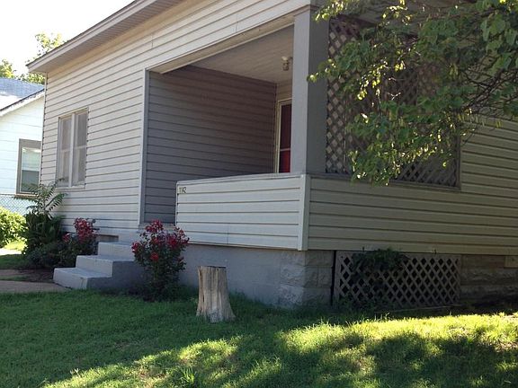 Somewhat private porch.