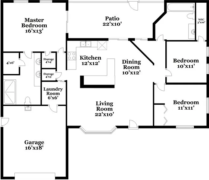 3 bed, 2.0 bath, 1542 sqft, $2,050 — Photo 2